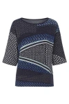 Conquista Women's Green Wide Sleeved Top In Green