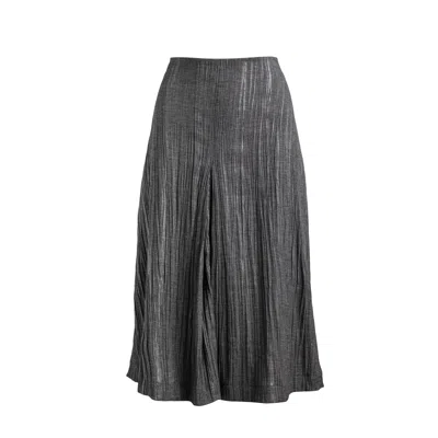 Conquista Women's Grey Cloche Skirt In Gray