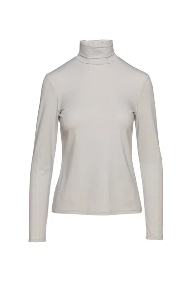 Conquista Women's Grey Long Sleeve Polo Neck Jumper