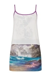 Conquista Women's Layered Allover Print Dress