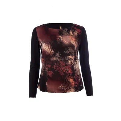 Conquista Women's Long Sleeve Top In Black