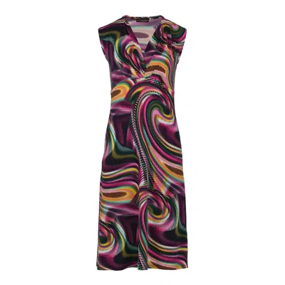 Conquista Women's Mulberry Stretch Jersey Empire Line Dress In Purple