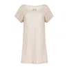 CONQUISTA WOMEN'S NEUTRALS LIGHTWEIGHT TENCEL COTTON TUNIC