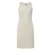 Conquista Women's Neutrals Sleeveless Fitted Dress