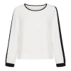 Conquista Women's Neutrals Trim Detail Top