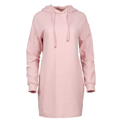 Conquista Women's Pink / Purple Pink Hooded Mini Dress In Pink/purple