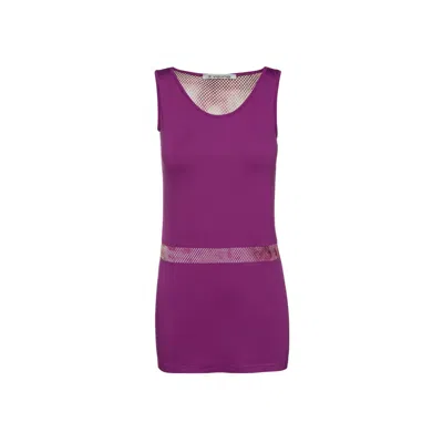 Conquista Women's Pink / Purple Sleeveless A Line Tunic In Pink/purple