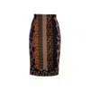 Conquista Women's Print Pencil Skirt By