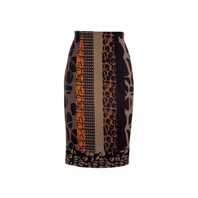 Conquista Women's Print Pencil Skirt By