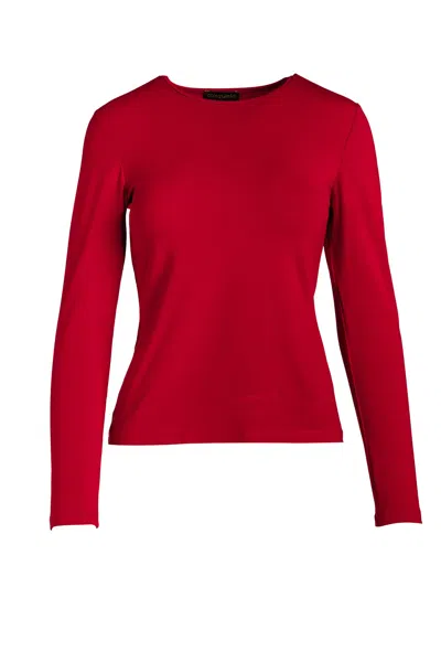 Conquista Women's Red Jersey Top