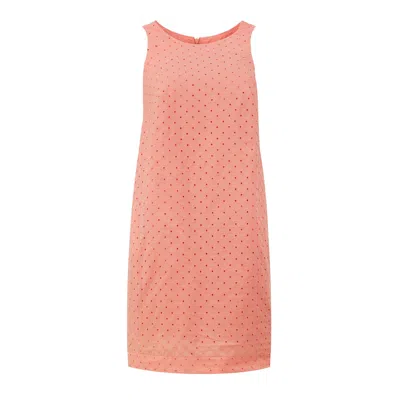 Conquista Women's Rose Gold Coral Charm Embroidered Cotton Dress