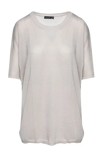 Conquista Women's Silver Lightweight Shimmer Dress