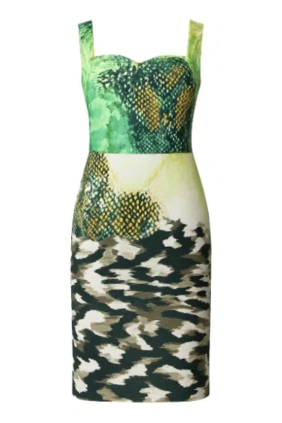Conquista Women's Sleeveless Animal Print Dress