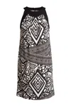 Conquista Women's Sleeveless Print Dress By
