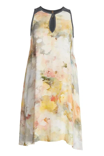 Conquista Women's Sleeveless Summer Dress In Yellow