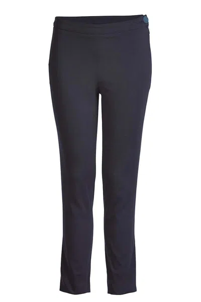 Conquista Women's Slim Fit Blue Pants  Fashion