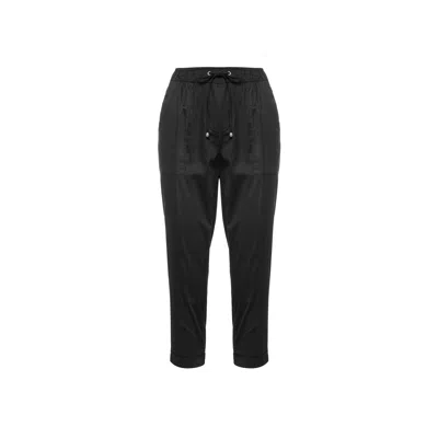 Conquista Women's Tie Detail Trousers In Black