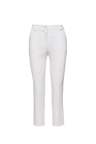 Conquista Women's White Gabardine Pants