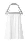 Conquista Women's White Halter Neck Tunic In White