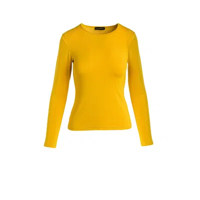 Conquista Women's Yellow / Orange Ceylon Yellow Jersey Top In Yellow/orange
