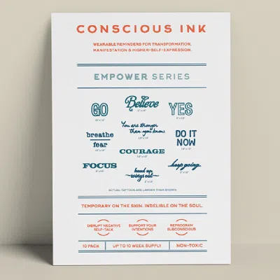 Conscious Ink Empower Variety 10-pack In White