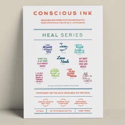 Conscious Ink Heal Variety 10-pack In White