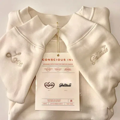 Conscious Ink Love/gratitude Manifest Sweatshirt + Ink
