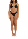 Conscious Noah Bikini Bottom In Black In Black