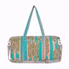 Conscious Yoga Collective Green / Orange The Tibetan Tiger Weekender In Peach And Green In Multi