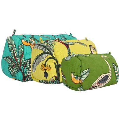 Conscious Yoga Collective Green The Mixed Jungle Travel Set In Rainforest