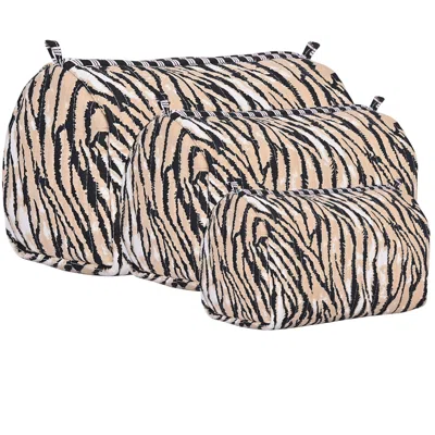 Conscious Yoga Collective Neutrals The Tiger Stripe Cotton Travel Set