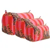 Conscious Yoga Collective Pink / Purple The Velvet Tibetan Tiger Three Piece Travel Set In Pink And Orange