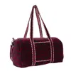 Conscious Yoga Collective Red / Black The Velvet Tiger Weekender In Red In Multi