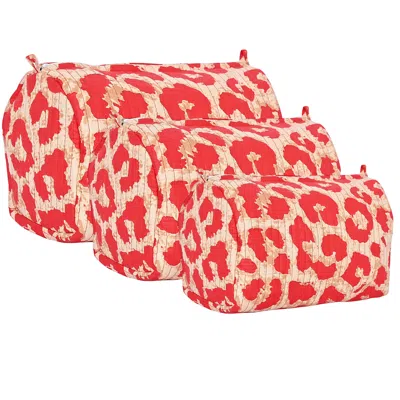 Conscious Yoga Collective Red The Ultimate Leopard Travel Set