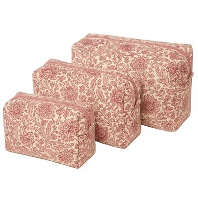 Conscious Yoga Collective The Floral Paisley Travel Set - Pink