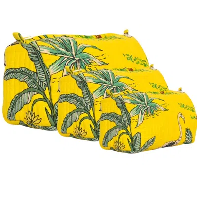 Conscious Yoga Collective The Jungle Travel Set In Yellow