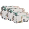 Conscious Yoga Collective The Jungle Velvet Three Piece Travel Set In White