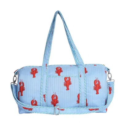 Conscious Yoga Collective The Lobster Weekender In Blue