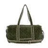 Conscious Yoga Collective The Velvet Leopard Weekender In Green