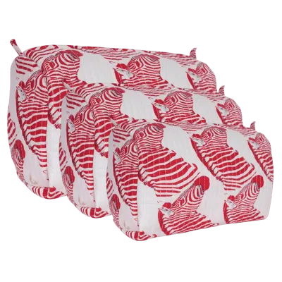 Conscious Yoga Collective The Zebra Travel Set - Red