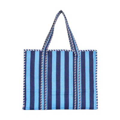 Conscious Yoga Collective Women's Black The Stripe Tote - Navy