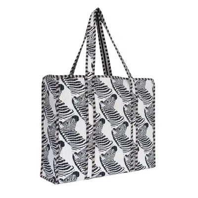 Conscious Yoga Collective Women's Black / White The Zebra Tote In Multi