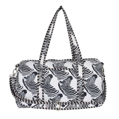 Conscious Yoga Collective Women's Black / White The Zebra Weekender In Multi