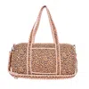 Conscious Yoga Collective Women's Brown / Neutrals The Brown Leopard Print Weekender