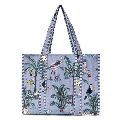 Conscious Yoga Collective Women's Grey The Ultimate Jungle Tote In Stone