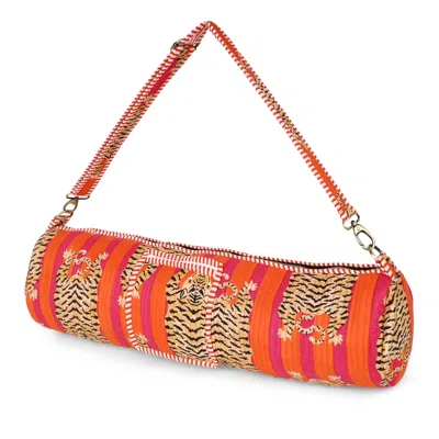 Conscious Yoga Collective Women's Pink / Purple / Yellow The Tibetan Tiger Yoga Bag In Multi