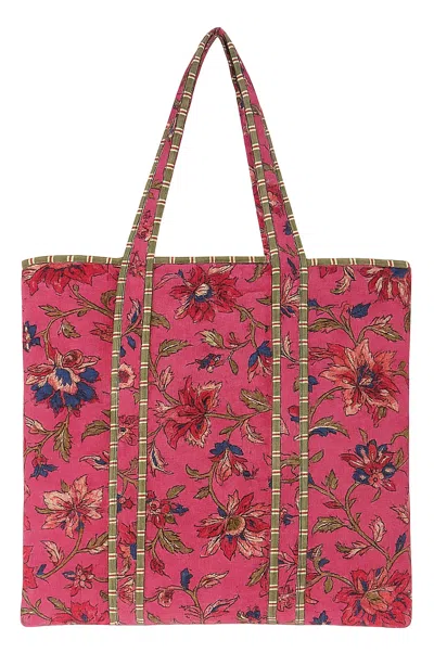 Conscious Yoga Collective Women's Red The Floral Tote - Blush