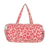 Conscious Yoga Collective Women's The Leopard Cotton Weekender In Red