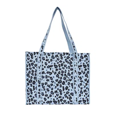 Conscious Yoga Collective Women's The Leopard Tote - Blue
