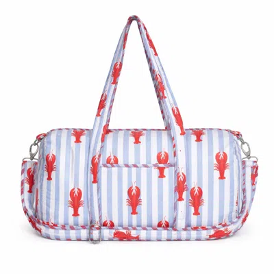 Conscious Yoga Collective Women's The Lobster Striped Weekender - Blue